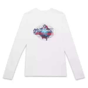 Image of Marvel Dr Strange Composition Unisex Long Sleeve T-Shirt - White - L