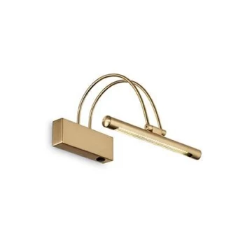 image of Bow LED Small Picture Wall Light Satin gold