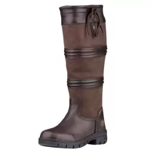 Image of Dublin Unisex Adult Husk II Leather Jodhpur Boots (6.5 UK) (Chocolate Brown)