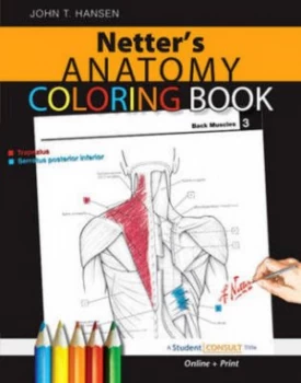 Image of Netters Anatomy Coloring Book by John T Hansen Paperback