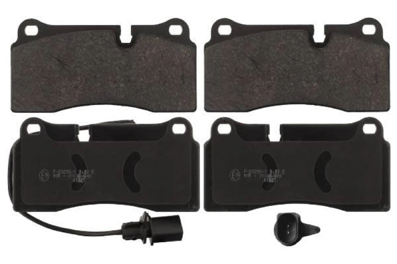 Image of SWAG 30 11 6022 Brake pad set Rear Axle, incl. wear warning contact Brake Pad Set,disc brake (402)