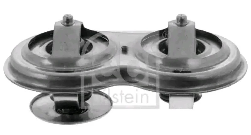 Image of FEBI BILSTEIN 47559 Engine thermostat Opening Temperature: 75°C, 67mm, with gasket/seal Thermostat,coolant (316)