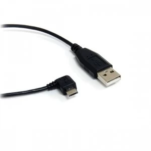 image of StarTech Micro USB Cable A to Right Angle Micro B 1.83m