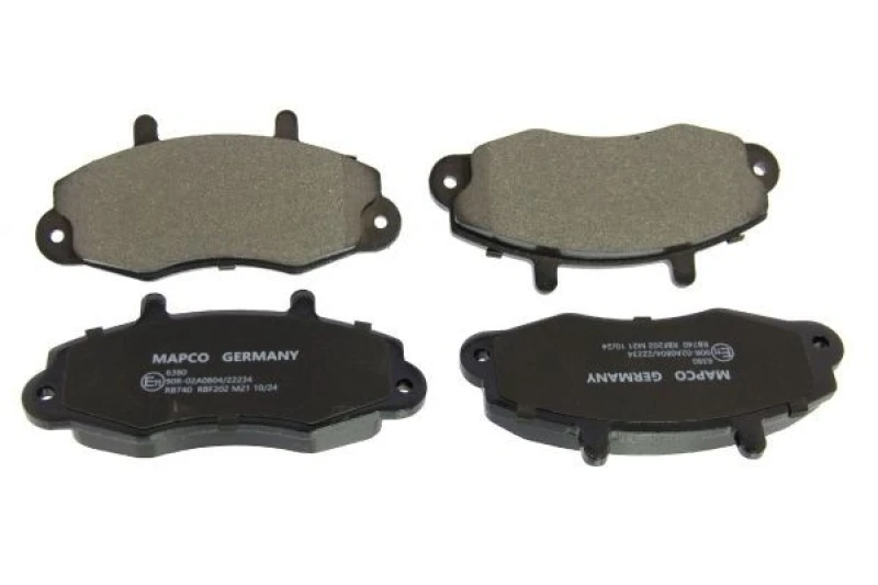 Image of MAPCO 6380 Brake pad set Front Axle Brake Pad Set,disc brake (402)