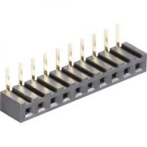 image of MPE Garry 159 1 004 0 NFX YS0 Socket Connector Angled Number of pins 1 x 4 Nominal current details 1.5 A