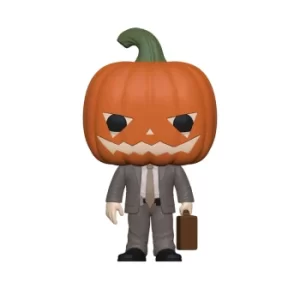 Image of Pop Television The Office Dwight w/Pumpkinhead Funko Pop Vinyl
