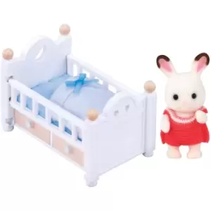 image of Sylvanian Families Chocolate Rabbit Baby Set