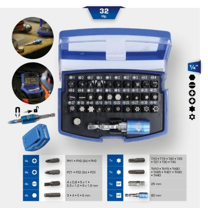 Image of Screwdriver Bit Set KS TOOLS BT053032