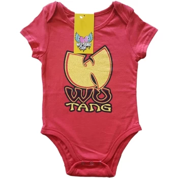 Image of Wu-Tang Clan - Wu-Tang Kids 6-9 Months Babywear - Red