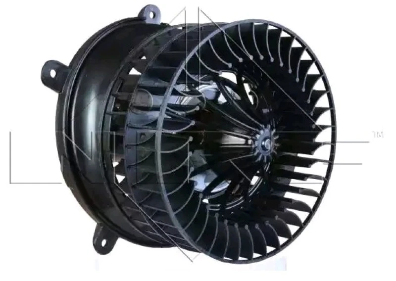 Image of NRF 34039 Blower Motor for left-hand drive vehicles, without integrated regulator Interior Blower (2669)