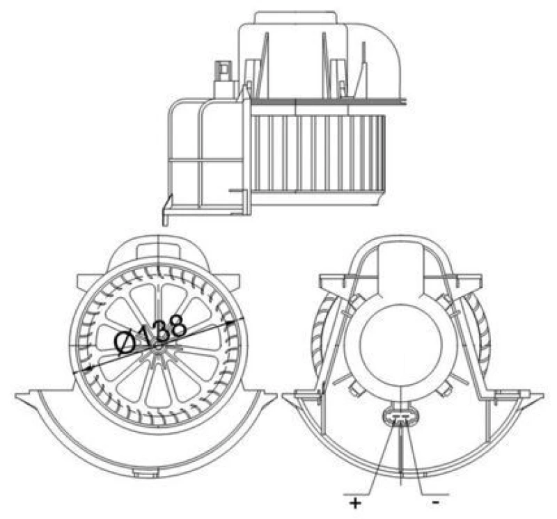 Image of Blower motor MAHLE AB 113 000S