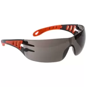 Image of Portwest - PS12SKR - sz Tech Look Spectacle - Smoke - Smoke