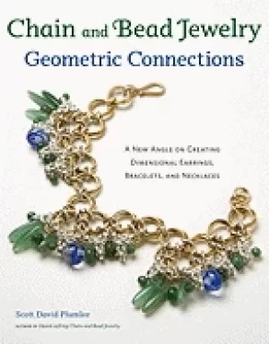 Image of chain and bead jewelry geometric connections a new angle on creating dimens