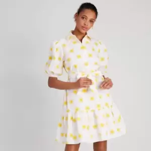 Image of Kate Spade New York Womens Suns Lake Dress - Cream - L