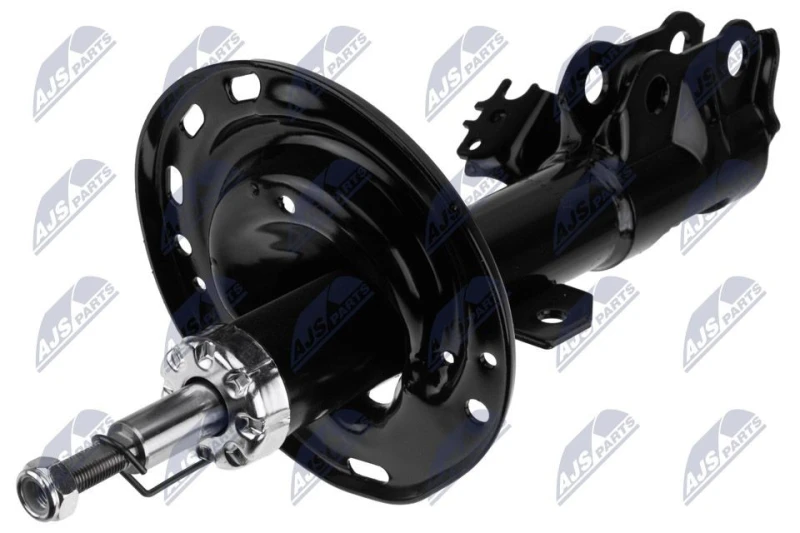 Image of NTY A-TY-041 Shock absorber Front Axle Left, Gas Pressure, Twin-Tube, Suspension Strut, Bottom Clamp Shock Absorber (854)