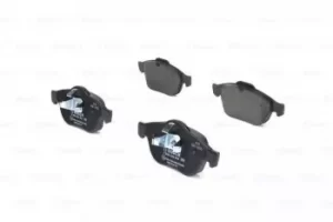 Image of Bosch 0986424616 BP345 Brake Pad Set Disc Brake Front Axle