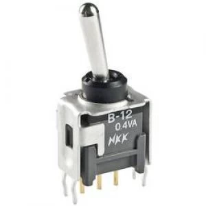 Image of Toggle switch 28 Vdc 0.1 A 2 x OnOn NKK Switches