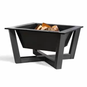 image of Cook King Brasil 70x70Cm Fire Bowl - Black