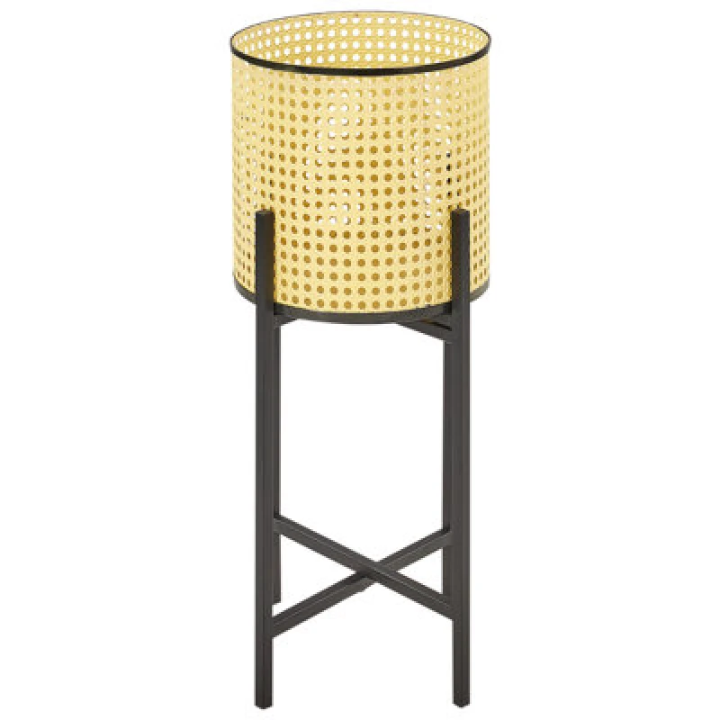 Image of Beliani Elevated Plant Pot Fallopia Metal 25cm Beige