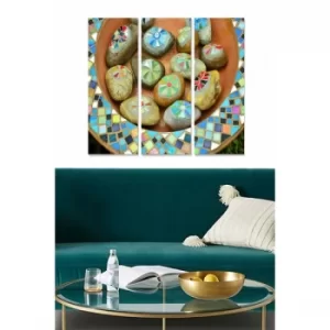 Image of MDF1242476 Multicolor Decorative MDF Painting (3 Pieces)