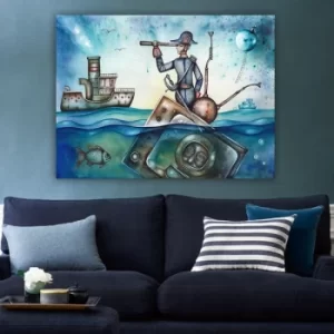 Image of 504325375_70100 Multicolor Decorative Canvas Painting
