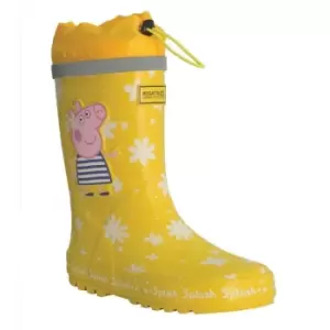 Image of Regatta Peppa Pig Splash Welly - MaizeYlwDasy