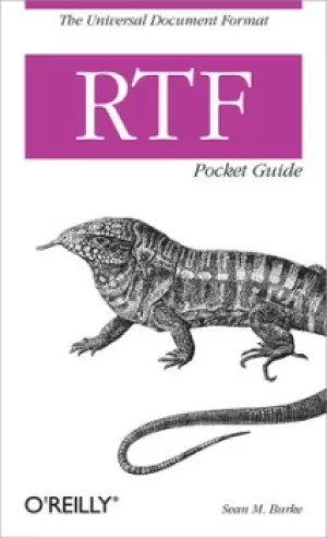 Image of RTF pocket guide by Sean M Burke