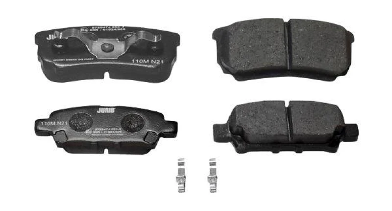 Image of JURID 572547J Brake pad set with acoustic wear warning, without accessories Brake Pad Set,disc brake (402)