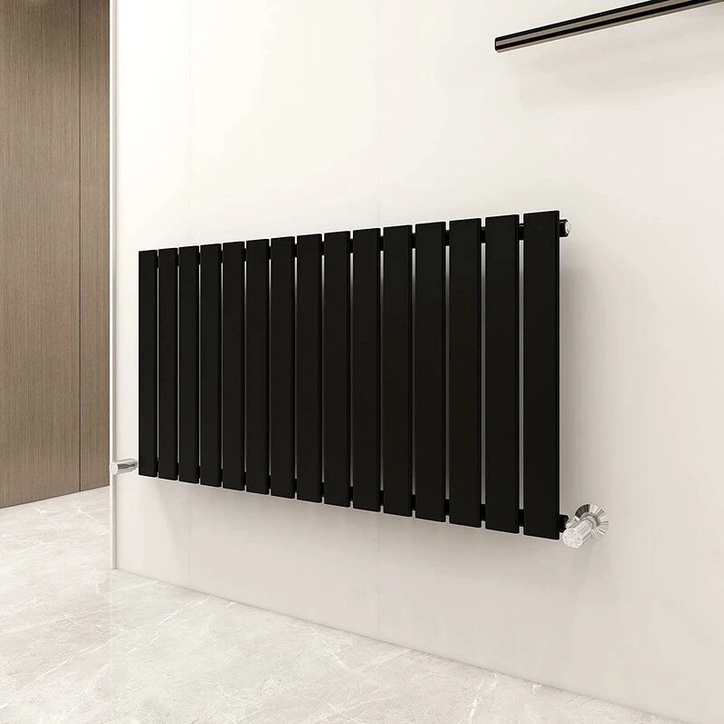 Image of MCC DIRECT 600 x 1020mm Single Designer Flat Panel Central Heating Radiator matt Black HS1523