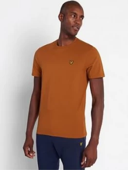 Image of Lyle & Scott Plain T-Shirt - Caramel