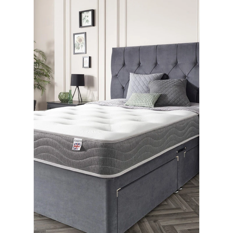 Image of Aspire Aspire Cool Tufted Ortho Mattress Mattresses Single White 41085701010