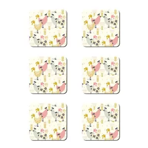 Image of Denby Hens Set of 6 Coasters