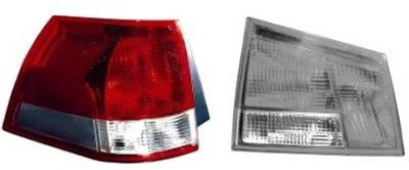 Image of VAN WEZEL 3769931 Rear light Outer section, without bulb holder, Left Combination Rearlight (391)