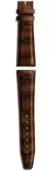 Image of IWC Strap Alligator Marron Brown For Pin Buckle