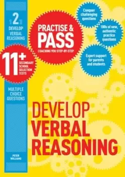 Image of Practice & pass 11+ Level 2 Develop verbal reasoning by Peter Williams