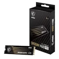 Image of MSI SPATIUM M480 Pro 4TB SSD PCIe 4.0 NVMe M.2 Solid State Drive