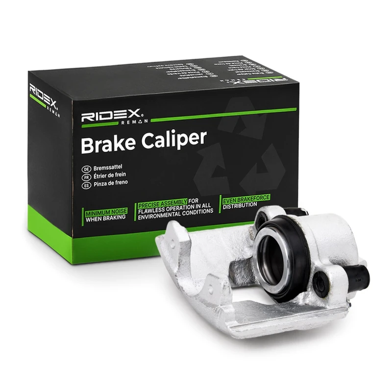 Image of RIDEX REMAN 78B0376R Brake caliper Front Axle, without holder Cast Iron Brake Caliper (78)