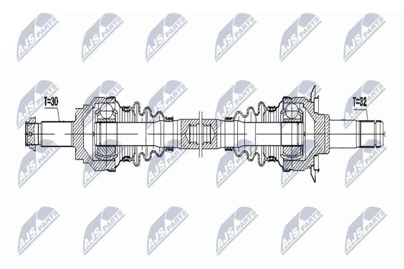 Image of NTY Drive shaft NTY NPW-BM-041