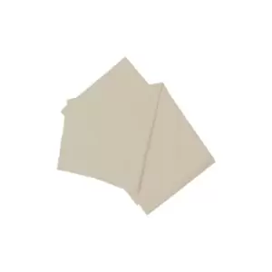 Image of Easy Care Minimum Iron Flat Sheet Double Mushroom