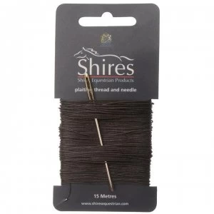 Image of Shires Plaiting Thread - Brown