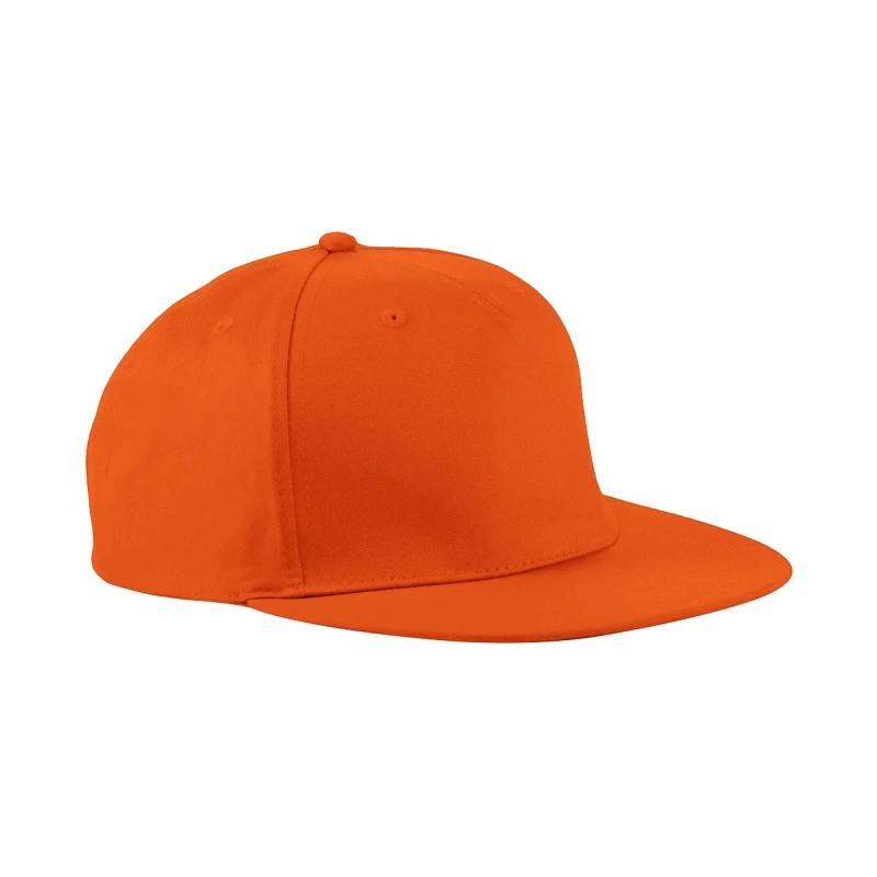 Image of Beechfield Beechfield Men 5 Panel Retro Rapper Cap in Orange Orange One Size Male 5055747771312