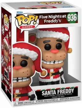 image of Five Nights At Freddy's Christmas Santa Freddy vinyl figurine no. 936 Funko Pop! multicolour