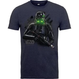 Image of Star Wars - Rogue One Trooper Smoke Kids 12 - 13 Years T-Shirt - Blue