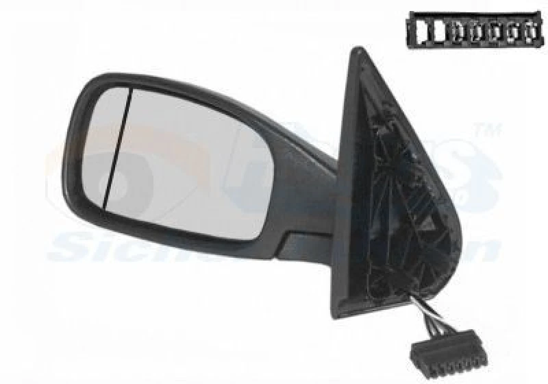 Image of VAN WEZEL Wing mirror VAN WEZEL 4036817