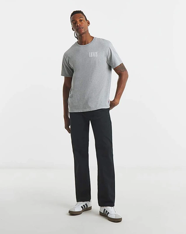 Image of Levis Levis 501 Original Straight Fit Jean Black - Levis - Size: 48R Black Male 48R LE30509