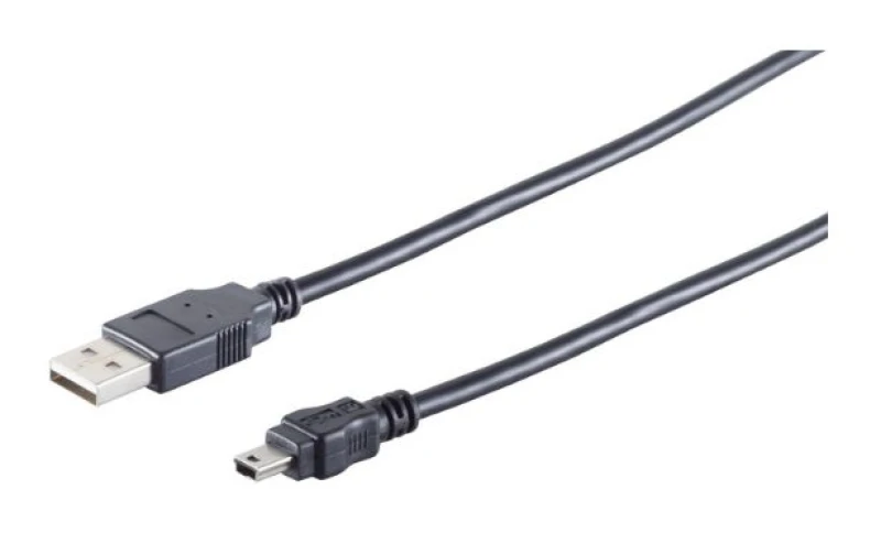 Image of Microconnect USBAMB82 USB cable USB 2.0 1.8 m USB A Mini-USB B Black