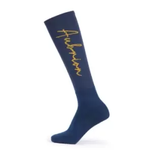 image of Aubrion Team Winter Socks - Blue