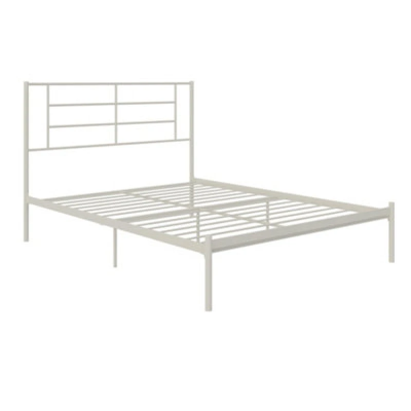Image of Dorel Jensen Metal Bed White Double, White 4478129QEUK