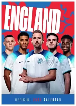 Image of England Football Team A3 Calendar