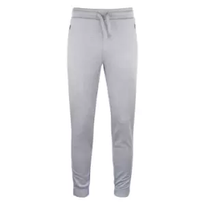 Image of Clique Unisex Adult Basic Active Jogging Bottoms (XL) (Grey Melange)